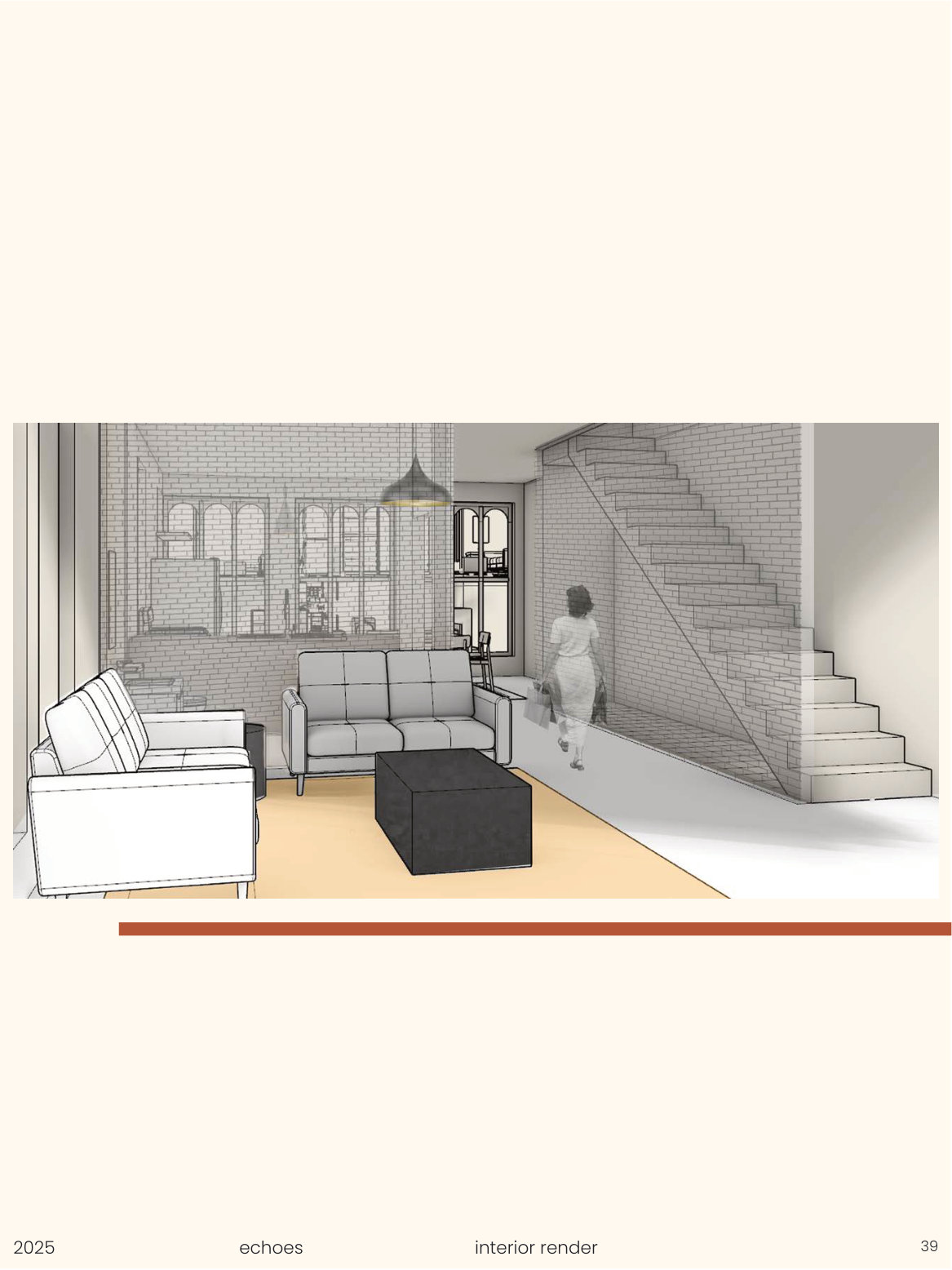 Interior render living